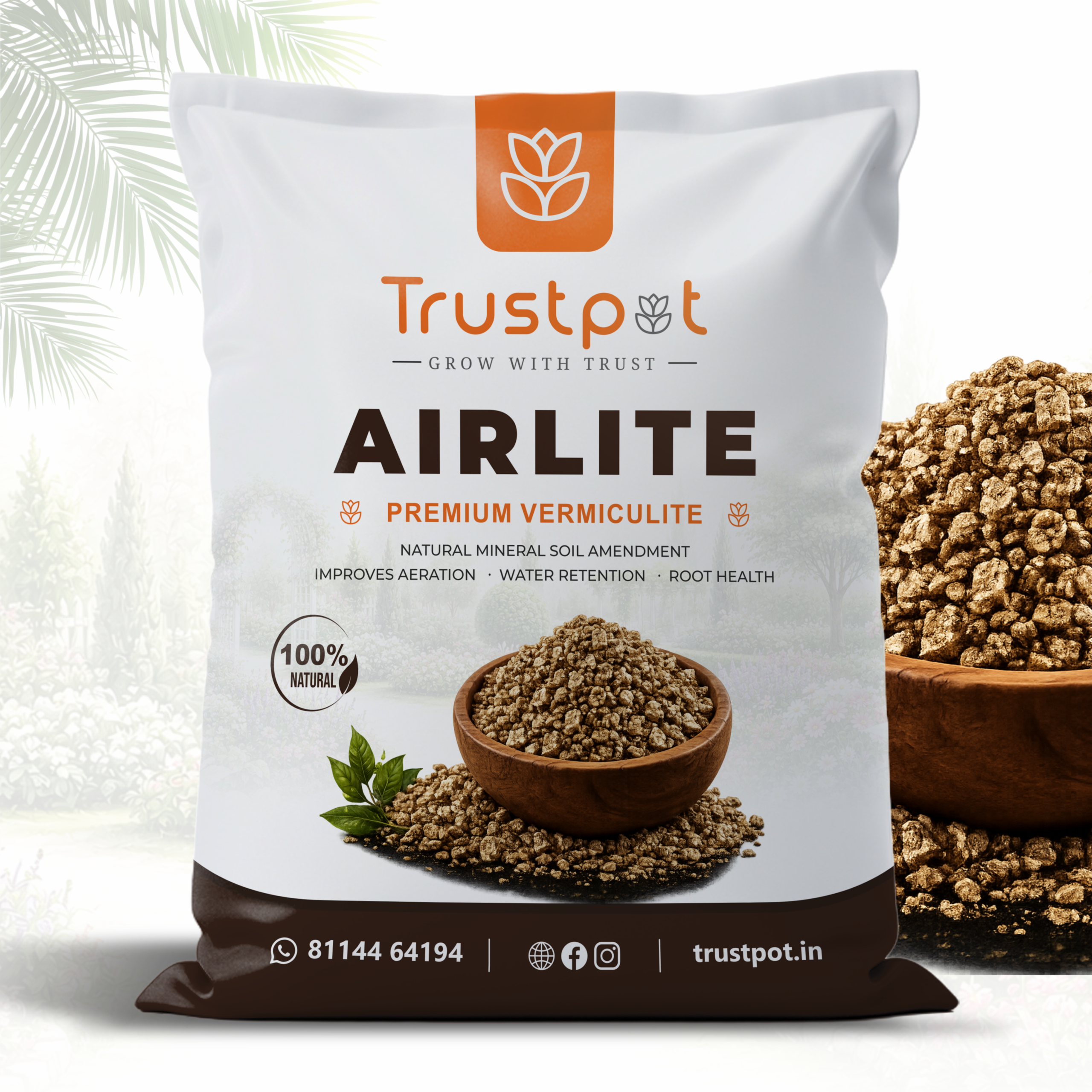 AirLite Premium Vermiculite – Lightweight Growing Medium for Healthy Root Development