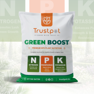 GREEN BOOST Premium NPK Plant Nutrition | Complete Balanced Fertilizer for Healthy Plant Growth
