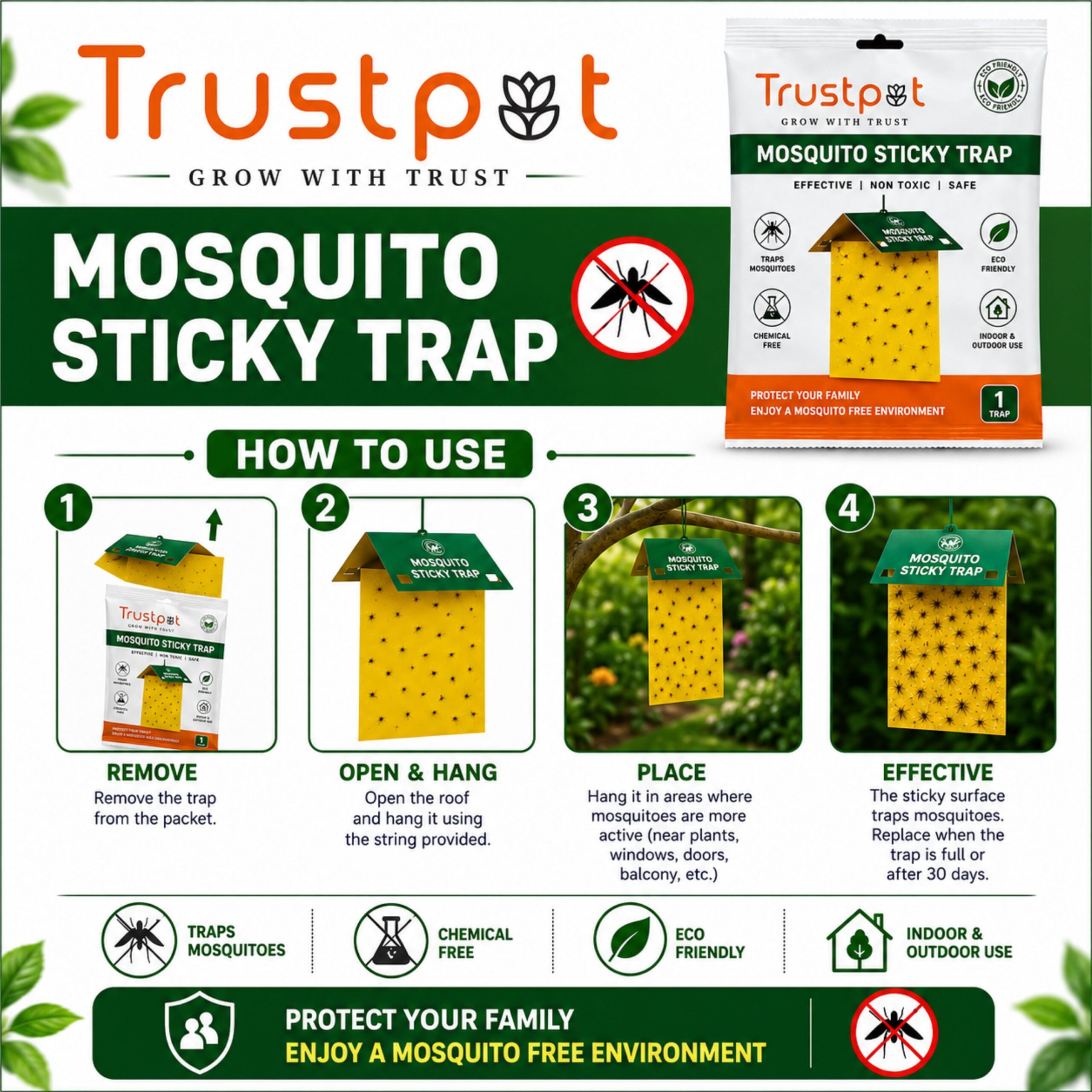 # Mosquito Sticky Trap – Effective & Easy Mosquito Control - Image 3